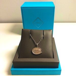 BIRKS NHL-LICENSED MONTREAL CANADIENS NECKLACE STERLING SILVER